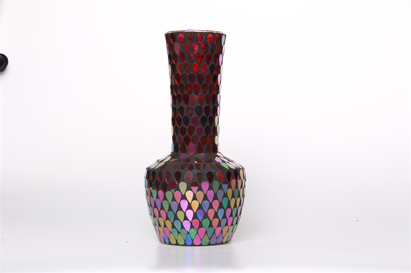 Mosaic Glass Vase