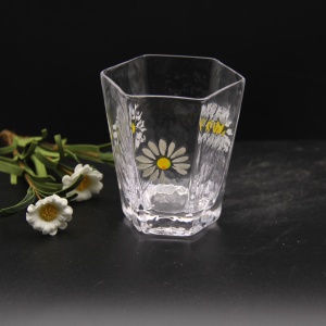 Printed Glass Cup