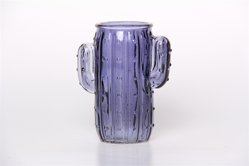 Spray Printed Glass Vase