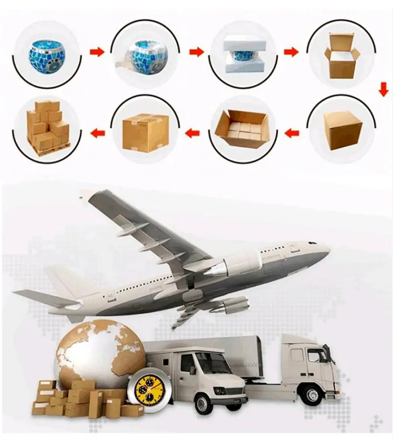 Mosaic  Glass Vase Mosaic  Glass Vase