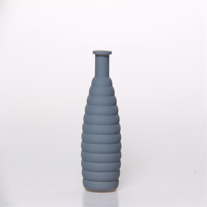 Spray Printed Glass Vase