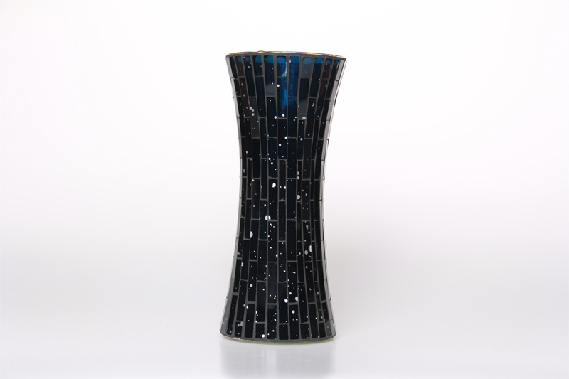 Mosaic Glass Flower Vase