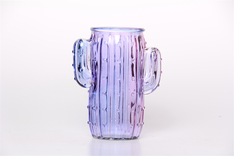 Spray Printed Glass Vase