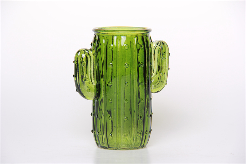 Spray Printed Glass Vase