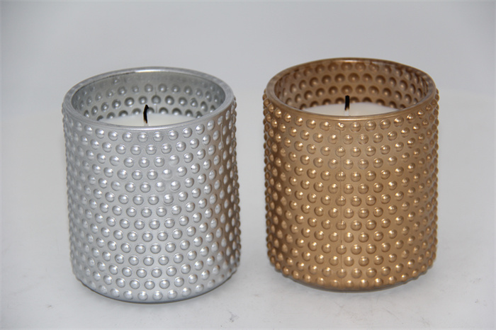 Spray Colored Candle Colder