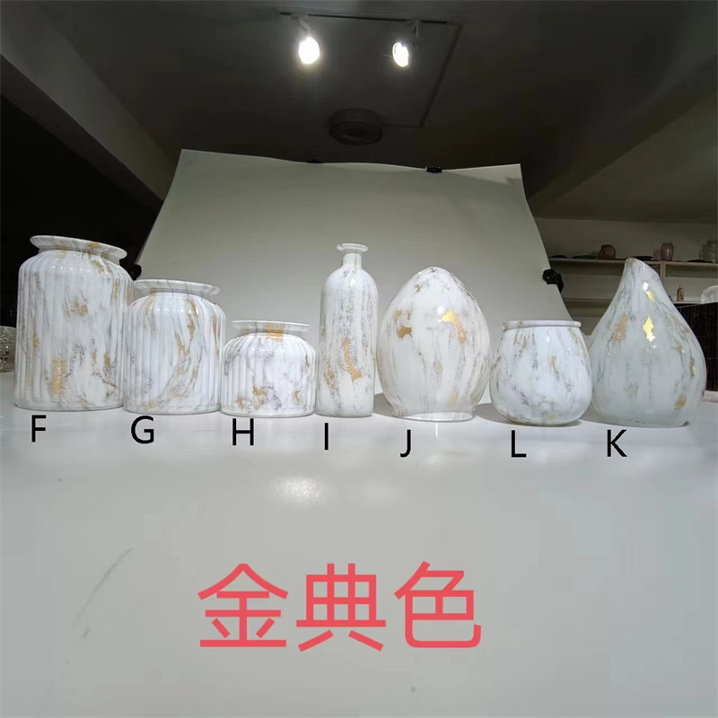 Hydro Dipping Glass Vase