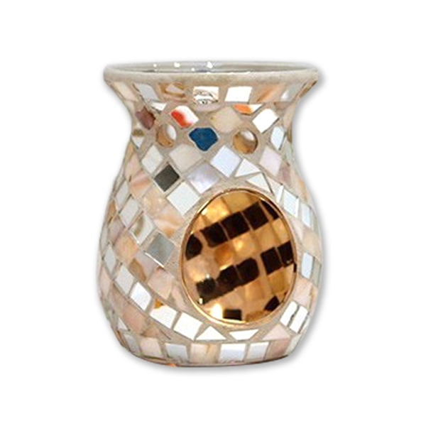Mosaic Crackle Glass Wax Melter