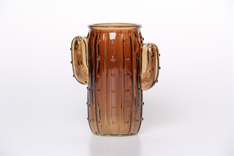 Spray Printed Glass Vase