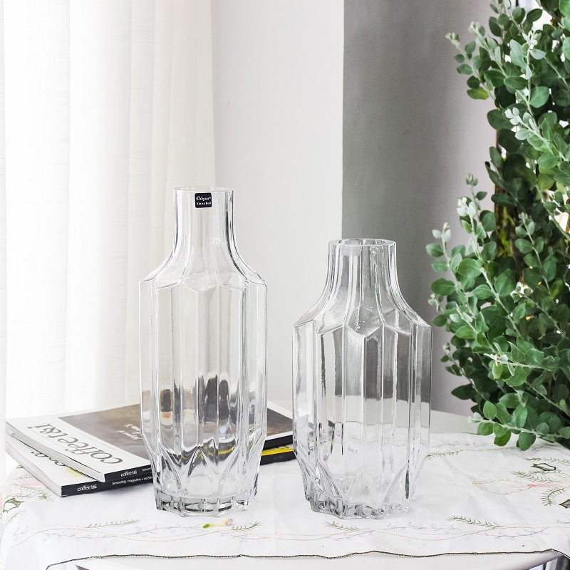 Transparent Glass Vase